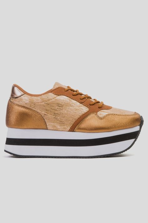Zapatilla Mujer Bronce Ellis Chancleta-0