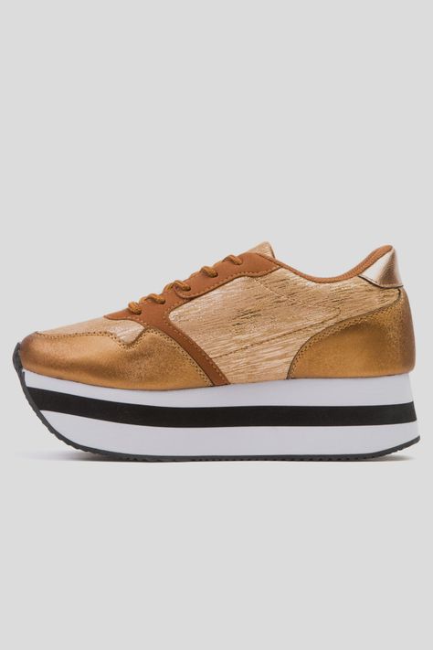 Zapatilla Mujer Bronce Ellis Chancleta-1