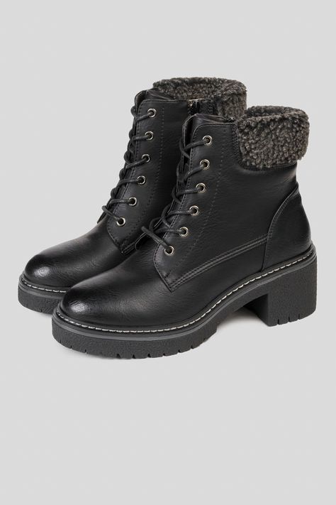 Botín Mujer Negro Willow Thunder Blue-2