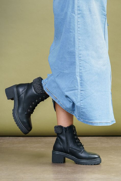 Botín Mujer Negro Willow Thunder Blue-1