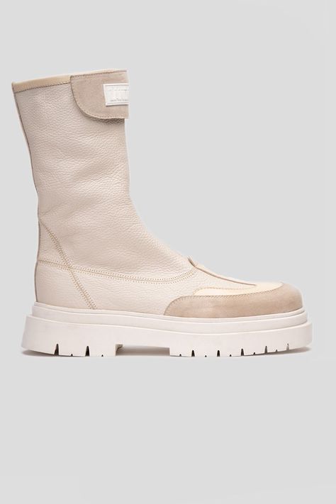 Bota Cuero Sapper Blanco Landazuri-0