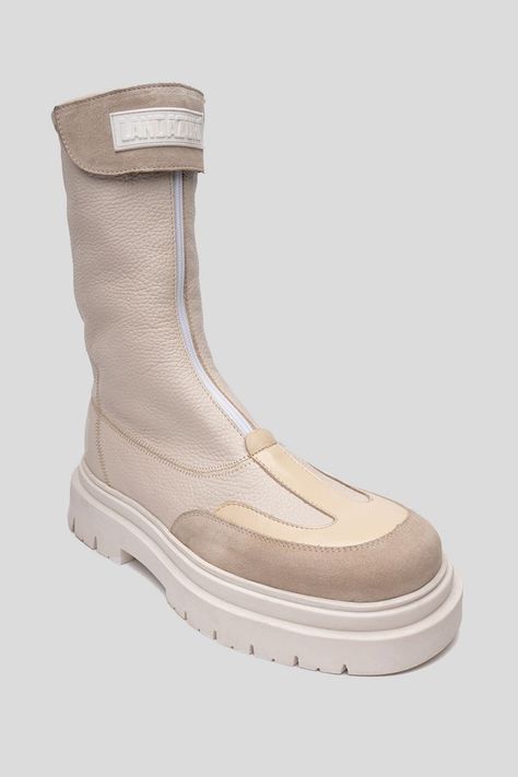 Bota Cuero Sapper Blanco Landazuri-2