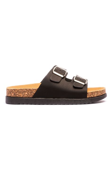 Sandalia Mujer Negro Arlequin Chancleta-0