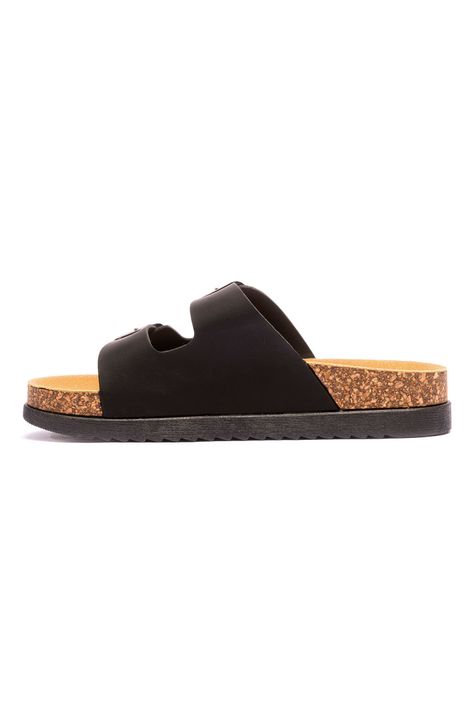 Sandalia Mujer Negro Arlequin Chancleta-1