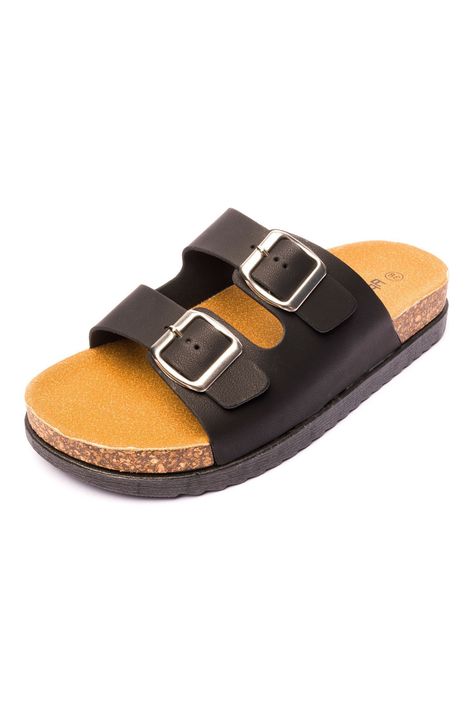 Sandalia Mujer Negro Arlequin Chancleta-2