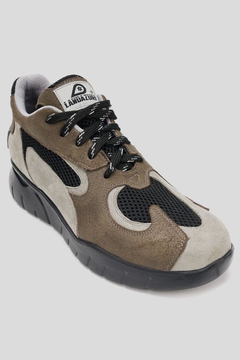Zapatilla Cuero Helio Gris Landazuri-2