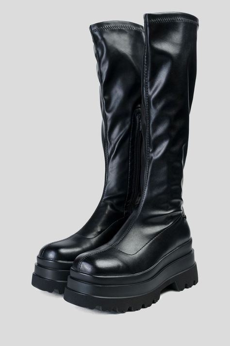 Bota Mujer Negro Mixy Heriel-2