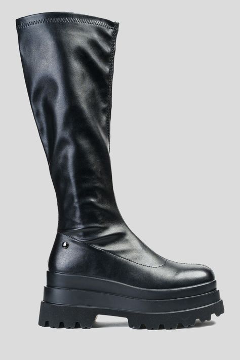 Bota Mujer Negro Mixy Heriel-0