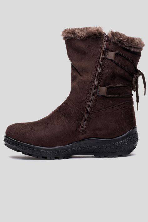 Bota Mujer Café Oscuro Droopy Chancleta-1