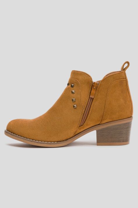 Botín Mujer Camel Cesia Boteli-1