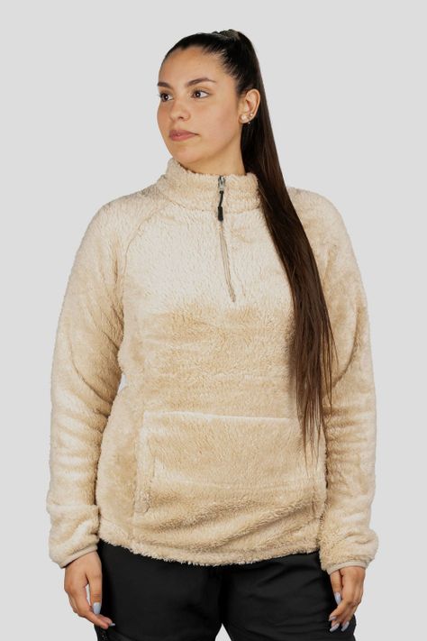 Polar Chiporro Outdoor Cervino Mujer Beige Blue Mountain-0