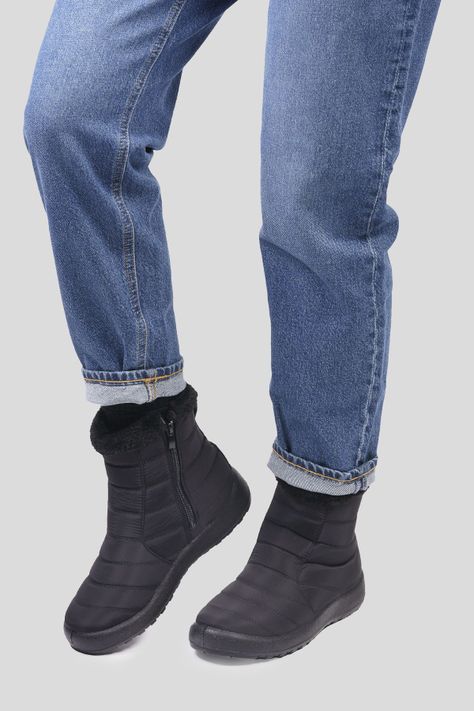 Bota Mujer Negro Aneu Thunder Blue-1