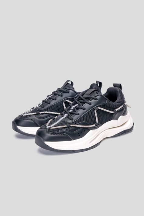 Zapatilla Negro Mujer Lixue Apóstol-1