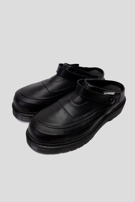 Zapato Mule Cuero Adriático II Negro Landazuri-3