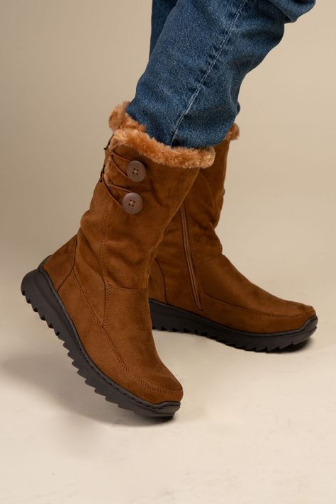 Bota Casual Mujer Camel Mariella Chinitown-3