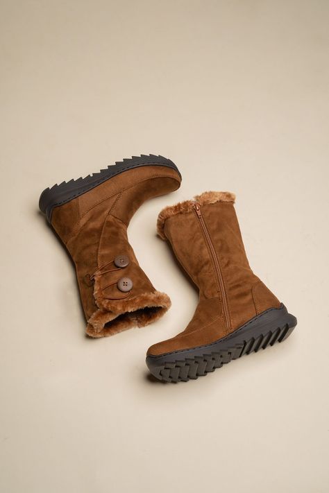 Bota Casual Mujer Camel Mariella Chinitown-4