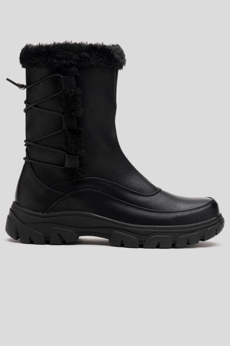 Bota Mujer Negro Yadi Thunder Blue-0