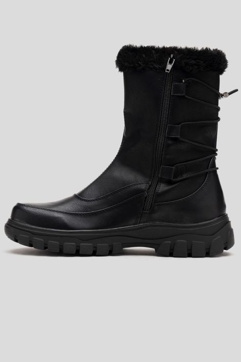 Bota Mujer Negro Yadi Thunder Blue-1