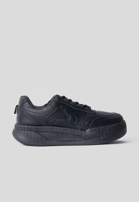 Zapatilla Mujer Negro Sander Boteli-0