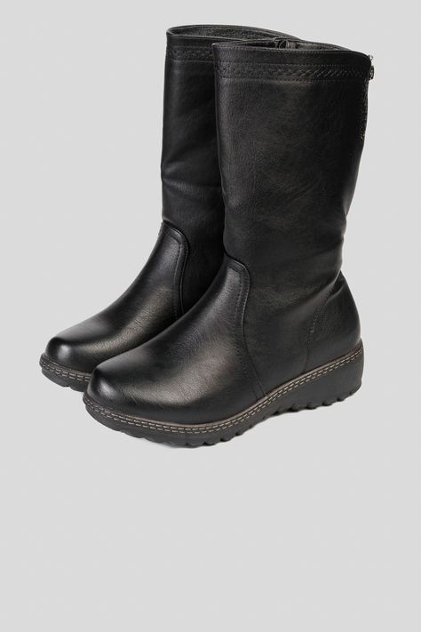 Bota Mujer Negro Noor Thunder Blue-2