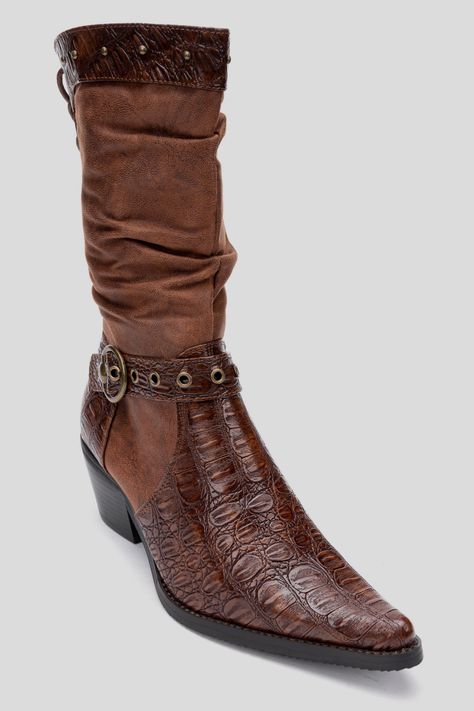 Bota Mujer Café Ellen Thunder Blue-2