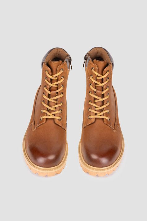 Botín Hombre Camel Gonzalo Thunder Blue-3