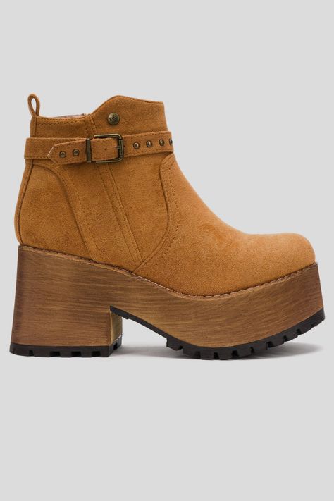 Botín Mujer Camel Pauli Boteli-0