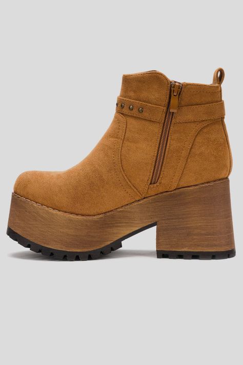 Botín Mujer Camel Pauli Boteli-1