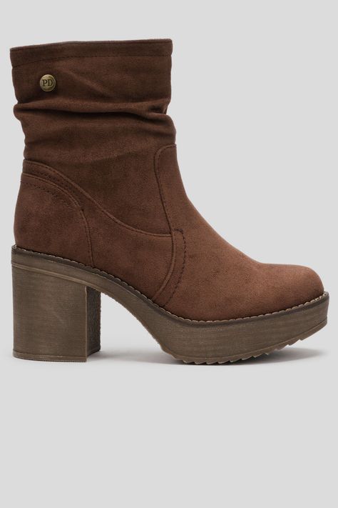 Bota Casual Mujer Café Josh Chinitown-0