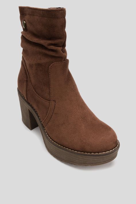 Bota Casual Mujer Café Josh Chinitown-3