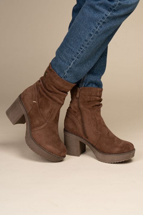 Bota Casual Mujer Café Josh Chinitown-4