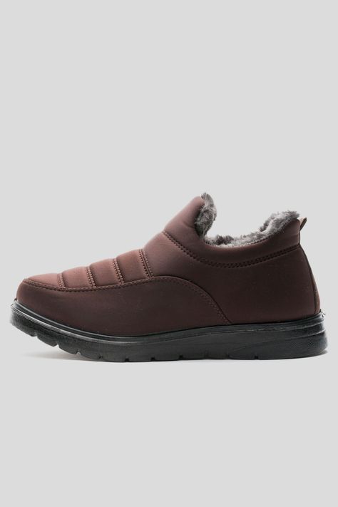 Zapatilla Hombre Cafe Oscuro Lino Chancleta-1