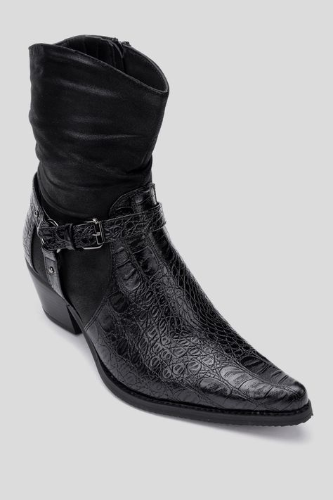 Bota Mujer Negro Zucca Thunder Blue-2