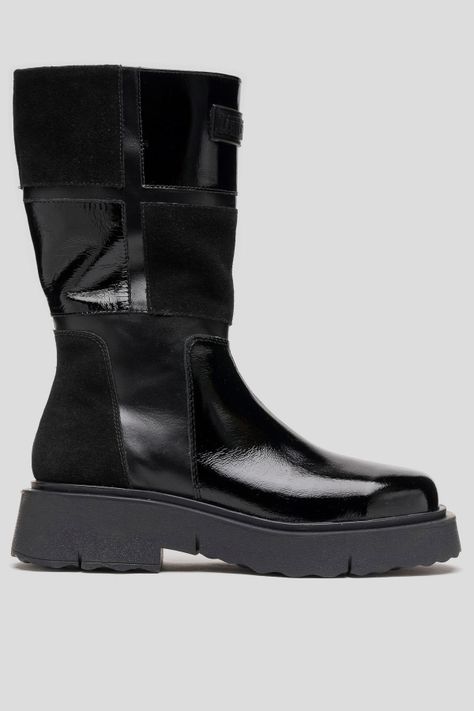 Bota Cuero Rea Negra Landazuri-0
