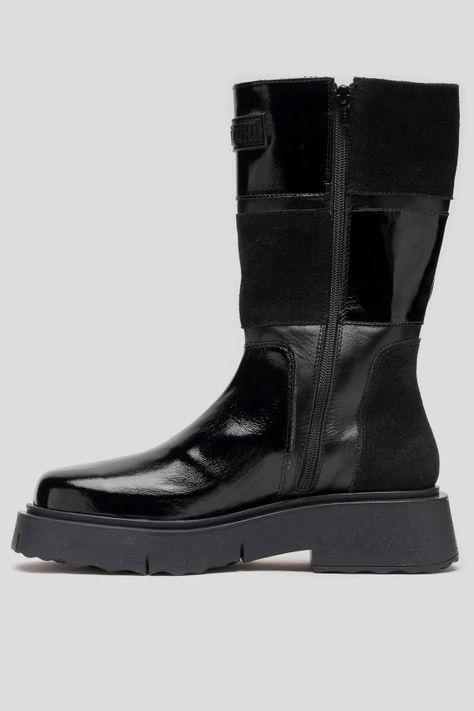 Bota Cuero Rea Negra Landazuri-1