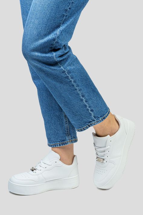 Zapatilla Mujer Blanco New Vitia Chinitown-5