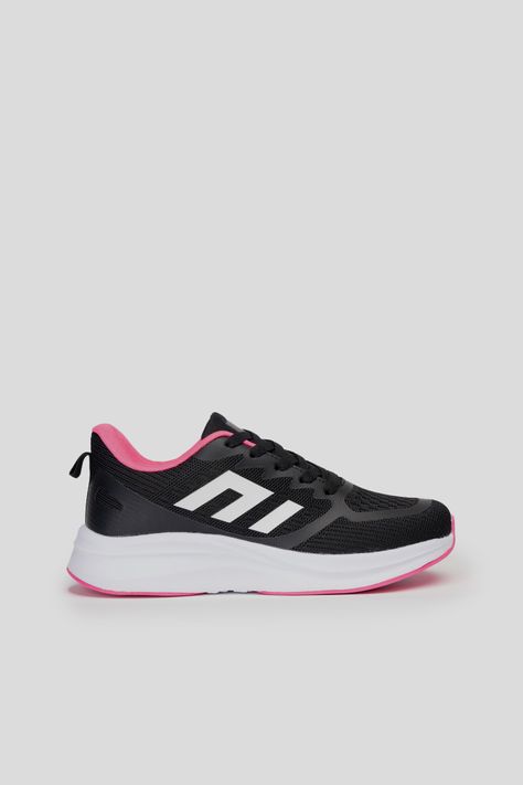 Zapatilla Mujer Negro Rosado Leone Chinitown-0
