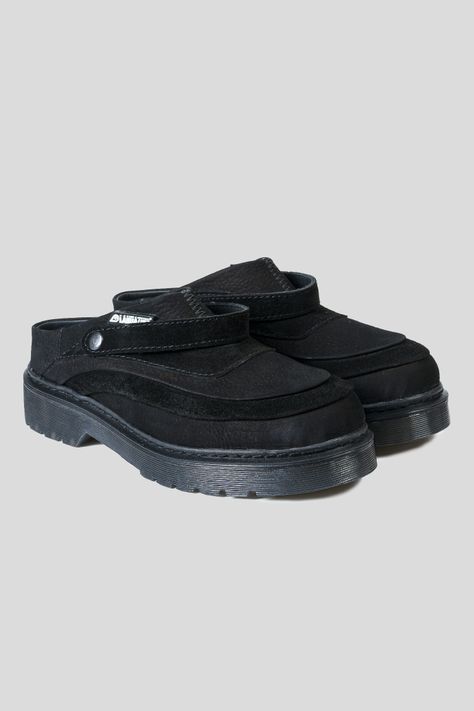 Zapato Cuero Mule Adriático Reno Negro Landazuri-2