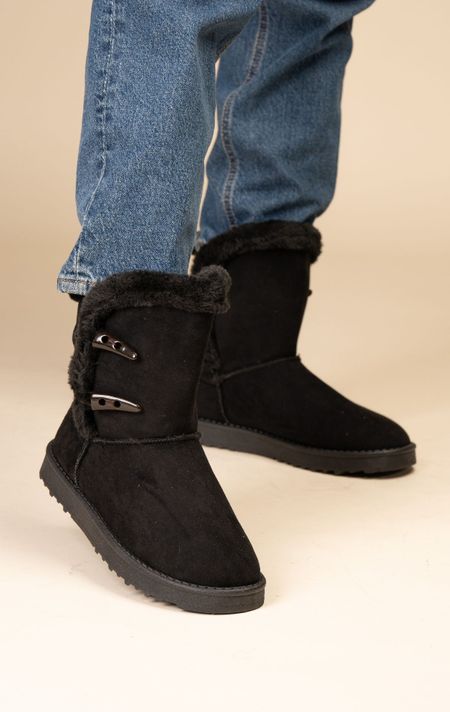Bota Comfy Mujer Negro Magnolia Chinitown-4