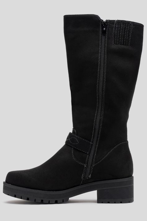 Bota Mujer Negro Vivian Thunder Blue-1