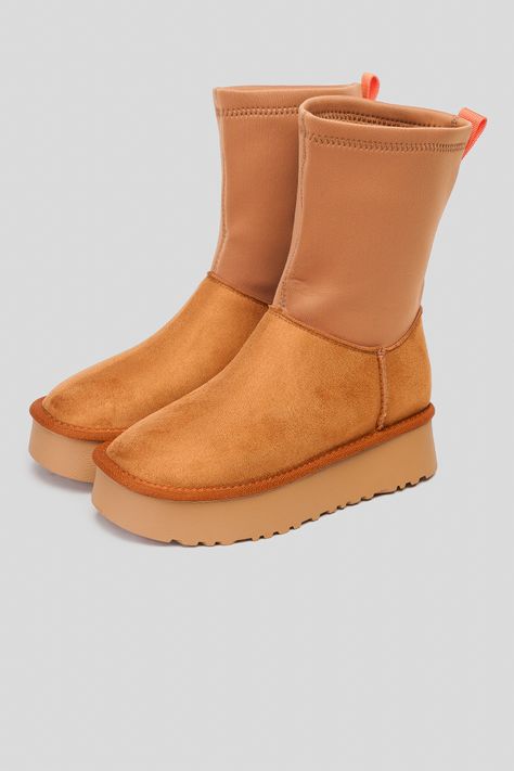 Botín Mujer Camel Amy Chinitown-1