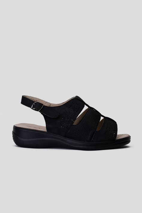 Sandalia Mujer Negro Idaira Thunder Blue-0