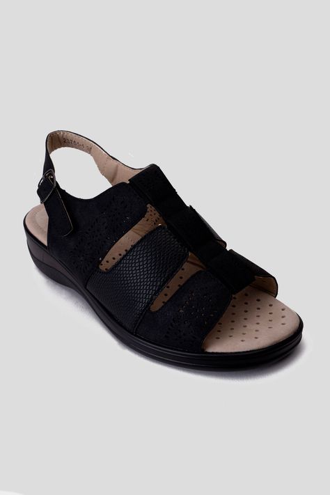 Sandalia Mujer Negro Idaira Thunder Blue-2