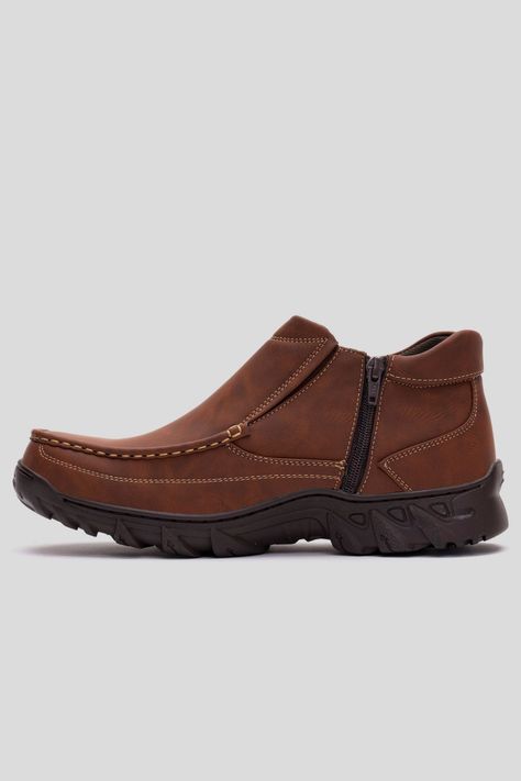 Zapato Hombre Café Moro Merald Chancleta-1
