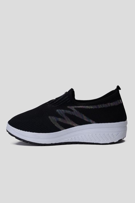 Zapatilla Mujer Negro Polette Apóstol-1