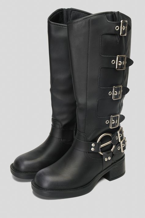 Bota Mujer Negro Sayoko Chinitown-2
