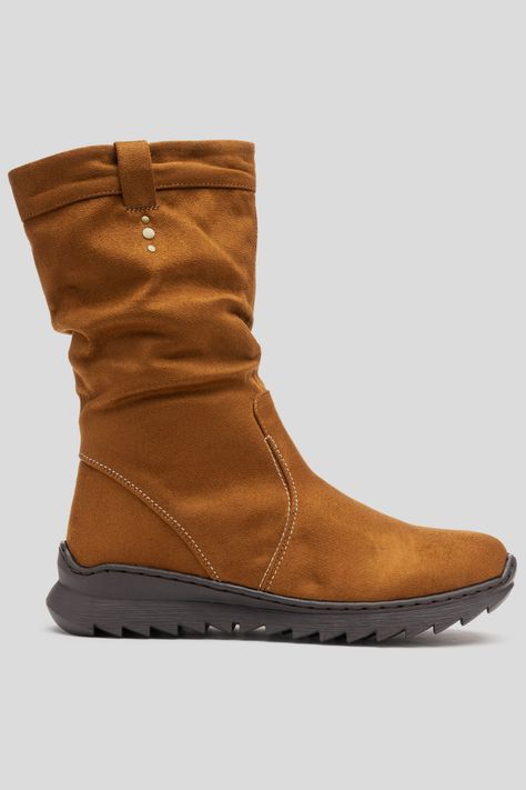 Bota Casual Mujer Camel Melinda Chinitown-7
