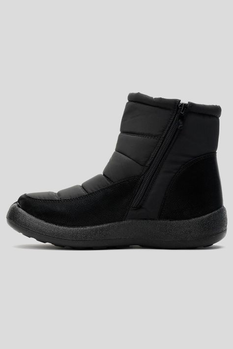 Bota Mujer Negro Erin Chancleta-1
