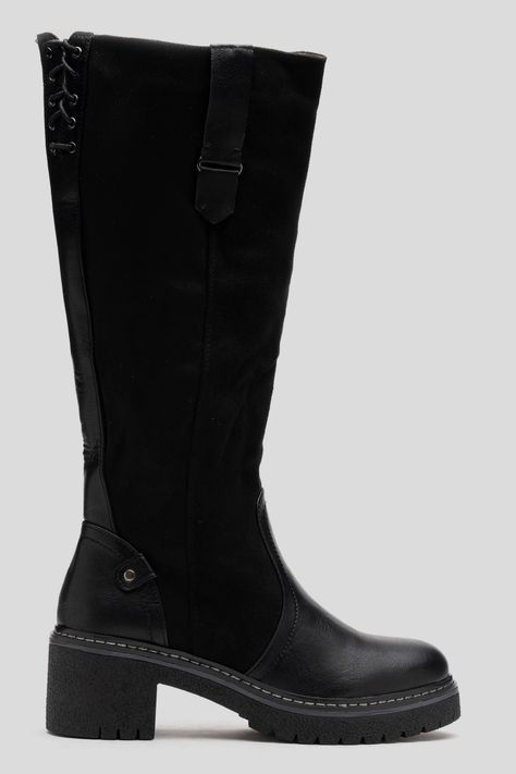 Bota Mujer Negro Gabi Thunder Blue-0