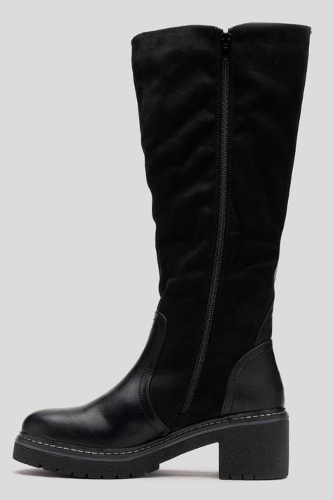 Bota Mujer Negro Gabi Thunder Blue-1